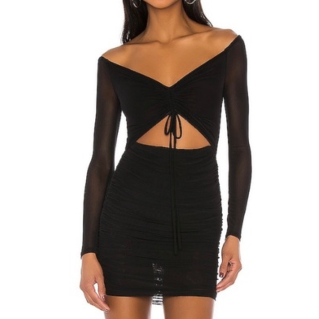 Revolve H:Ours Eclair Dress In Black Size M